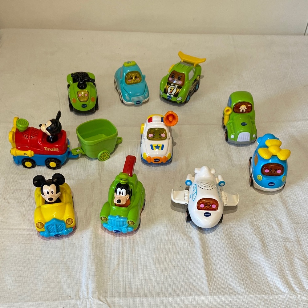 10 Vtech Vehicles All Working with Mickey & Pluto